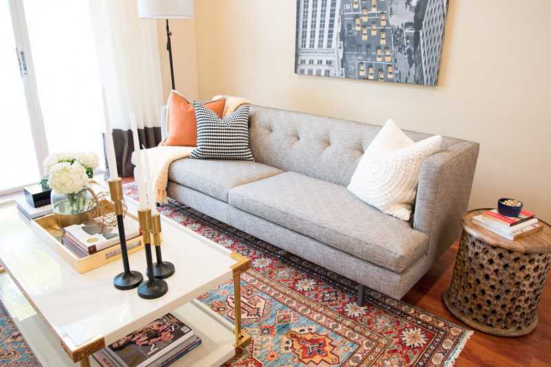 Global, Modern, Eclectic Nicole White Home Design - Living Room
