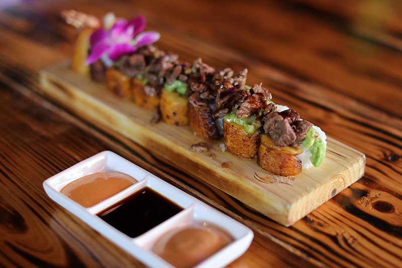 Discover Dominican Sushi (with Plátanos of course) at El Tiesto cafe El Otro Tiesto cafe