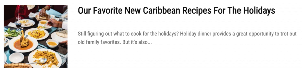 Celebrate The Holidays Virgin Islands Style with These Chef Recipes