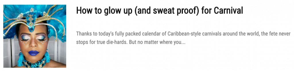 Caribbean Beauty Gurus Share Their Favorite Holiday Party Makeup ideas